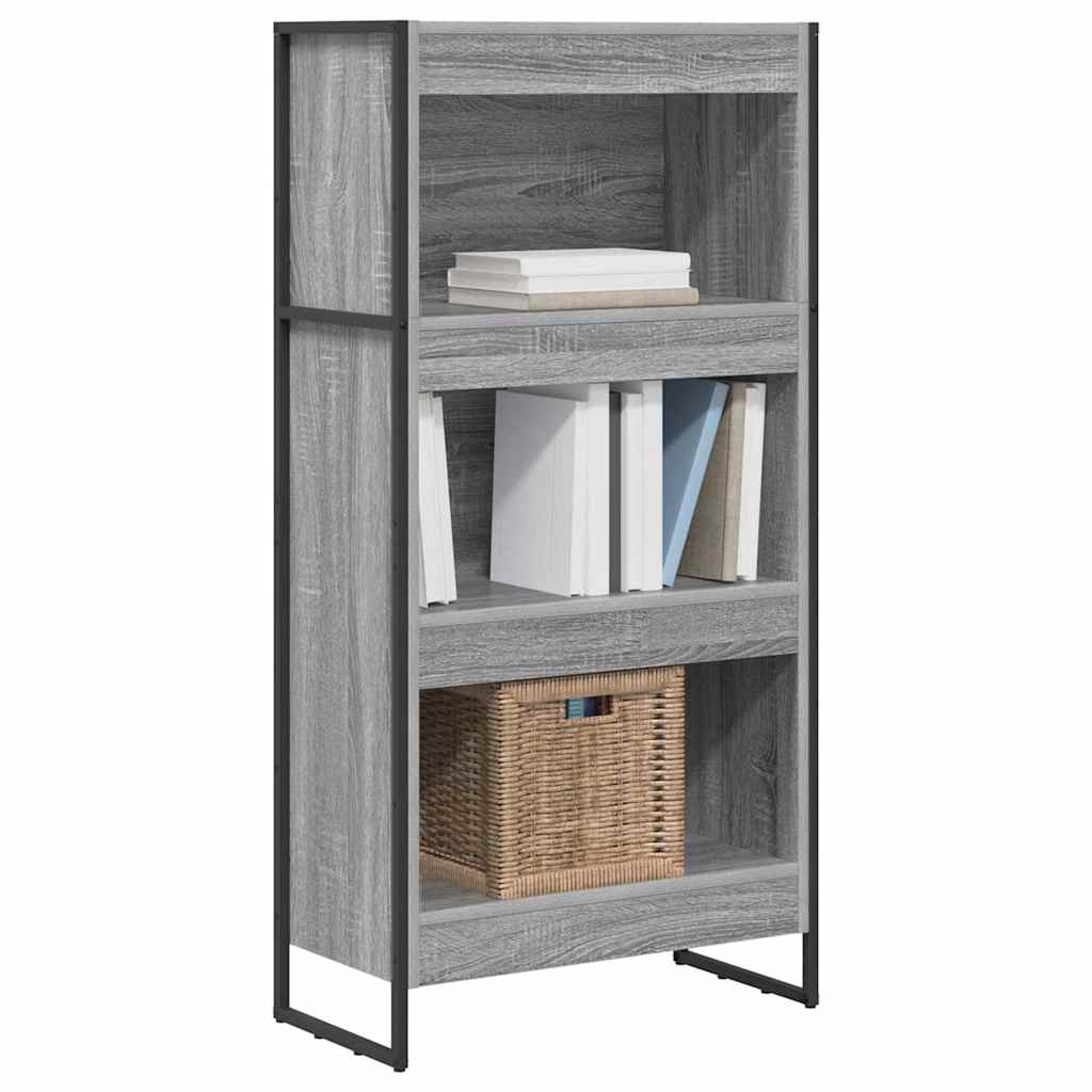 Bücherregal Graues Sonoma 60 x 30 x 121 cm Holzwerkstoff