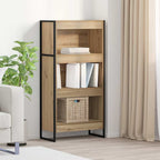 Bücherregal Kunsthandwerk Eiche 60 x 30 x 121 cm Holzwerkstoff