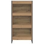 Bücherregal Kunsthandwerk Eiche 60 x 30 x 121 cm Holzwerkstoff