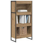 Bücherregal Kunsthandwerk Eiche 60 x 30 x 121 cm Holzwerkstoff