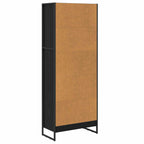 Bücherregal Schwarz Eichen-Optik 60 x 30 x 155 cm Holzwerkstoff