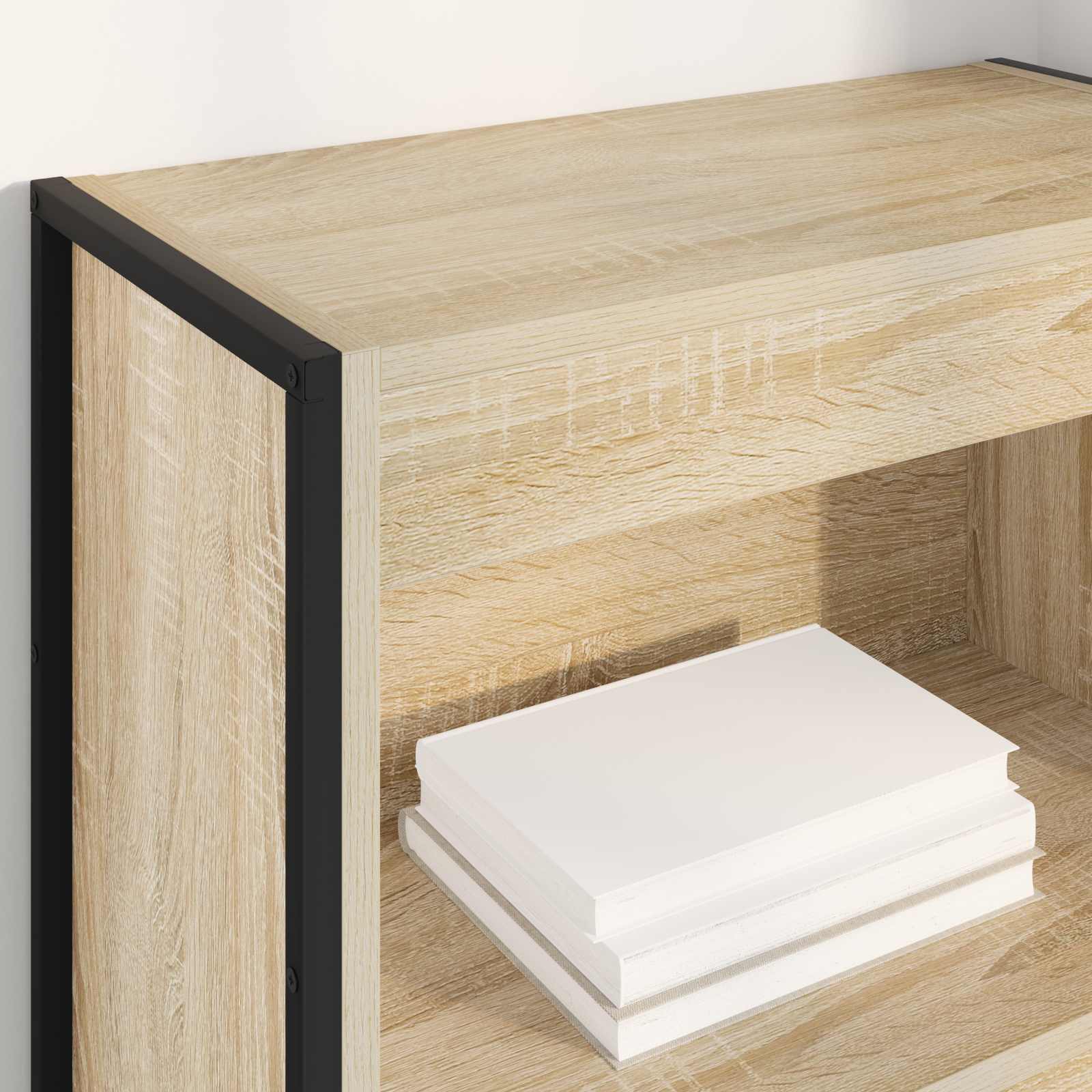 Bücherregal Sonoma 60 x 30 x 155 cm Holzwerkstoff