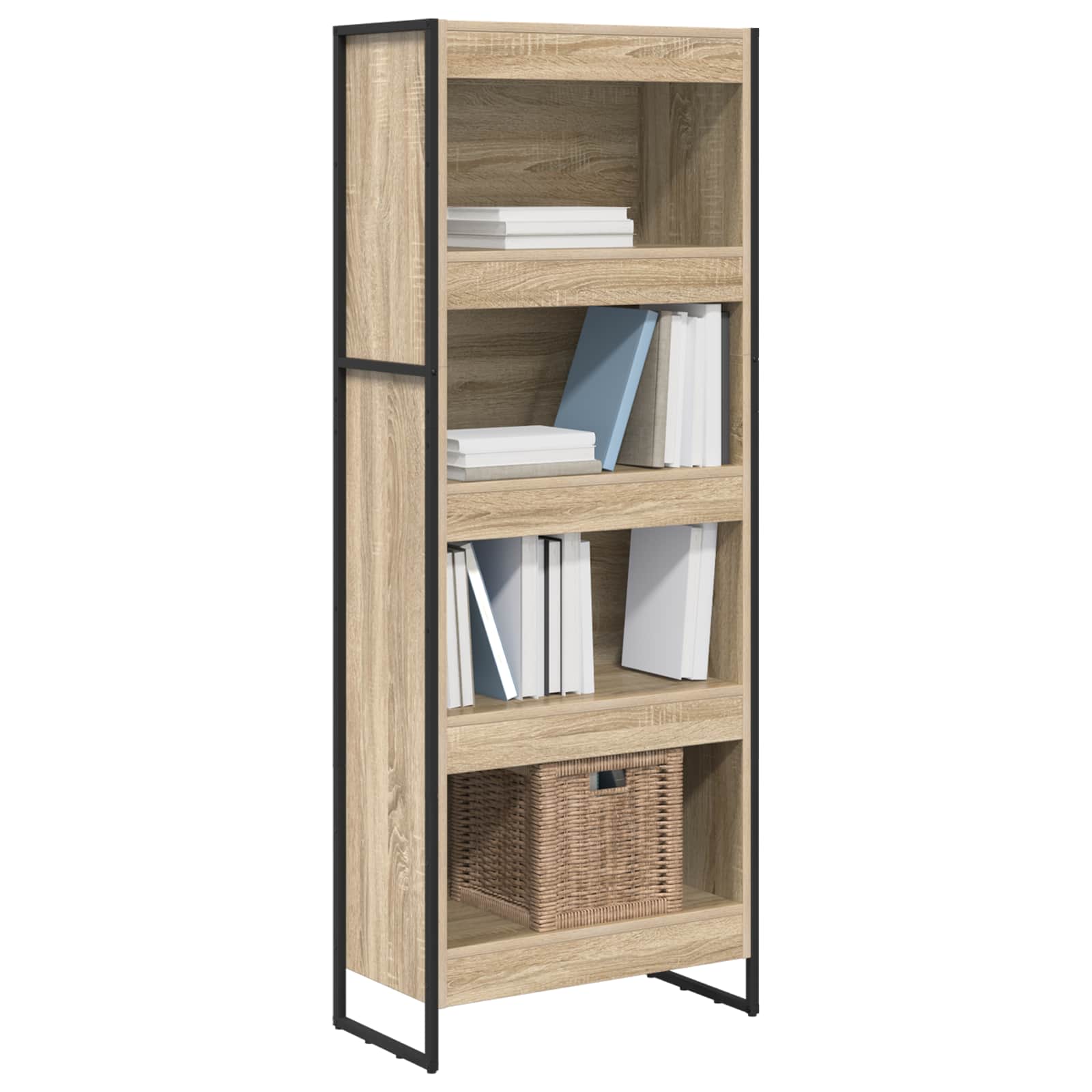 Bücherregal Sonoma 60 x 30 x 155 cm Holzwerkstoff