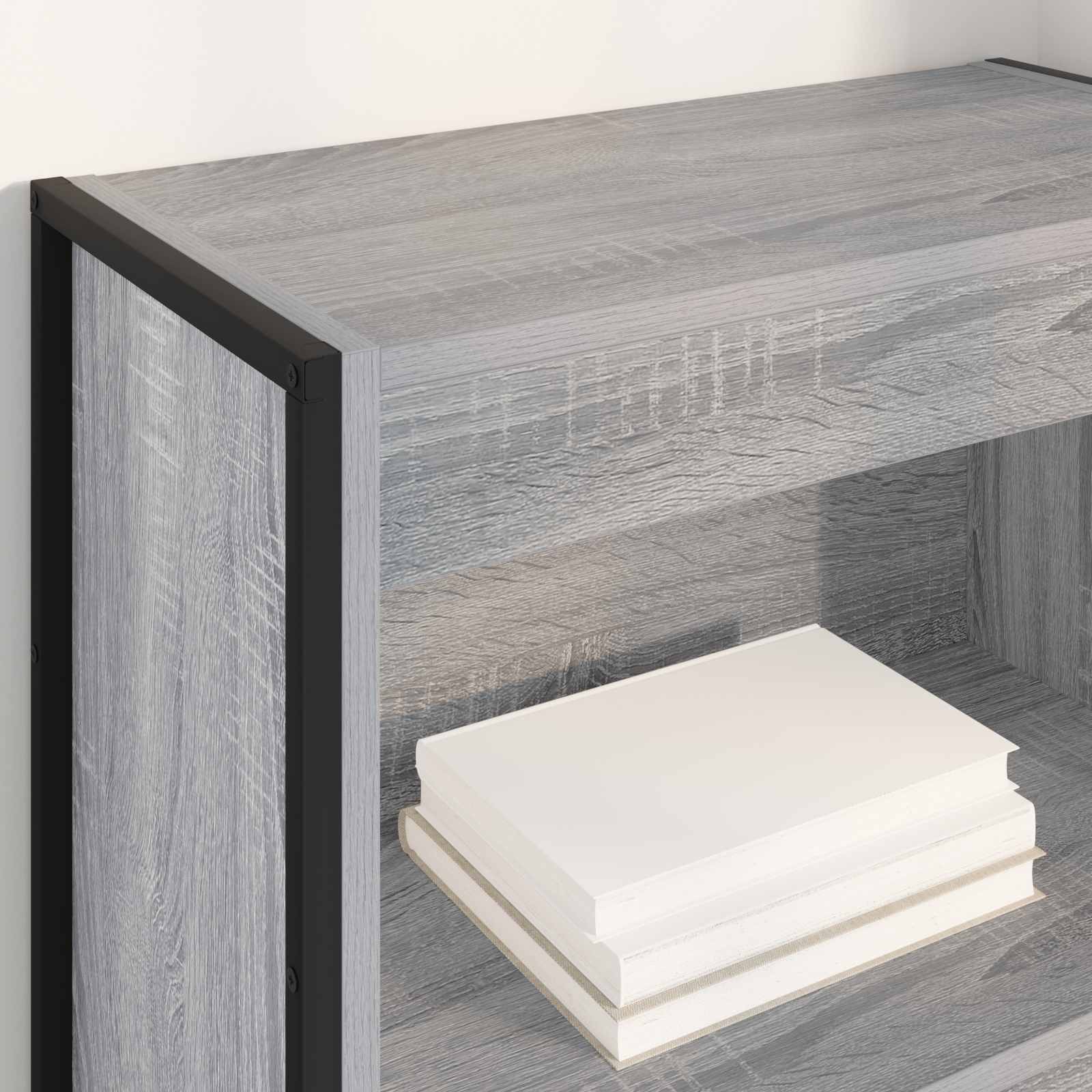 Bücherregal Graues Sonoma 60 x 30 x 155 cm Holzwerkstoff