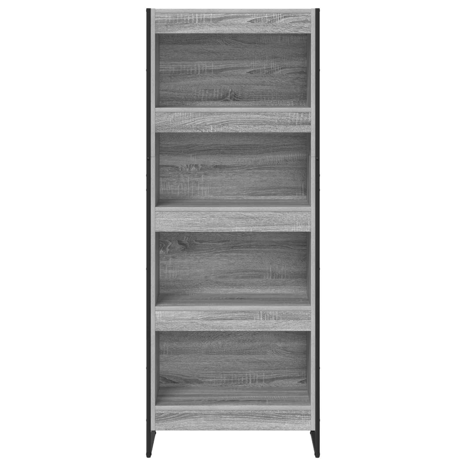 Bücherregal Graues Sonoma 60 x 30 x 155 cm Holzwerkstoff