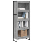 Bücherregal Graues Sonoma 60 x 30 x 155 cm Holzwerkstoff