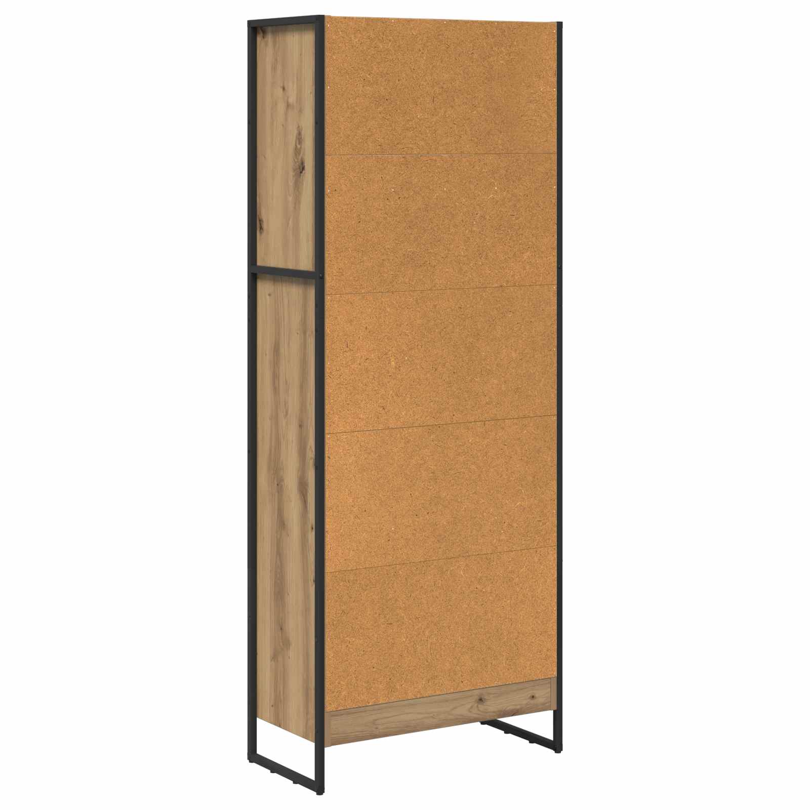 Bücherregal Kunsthandwerk Eiche 60 x 30 x 155 cm Holzwerkstoff