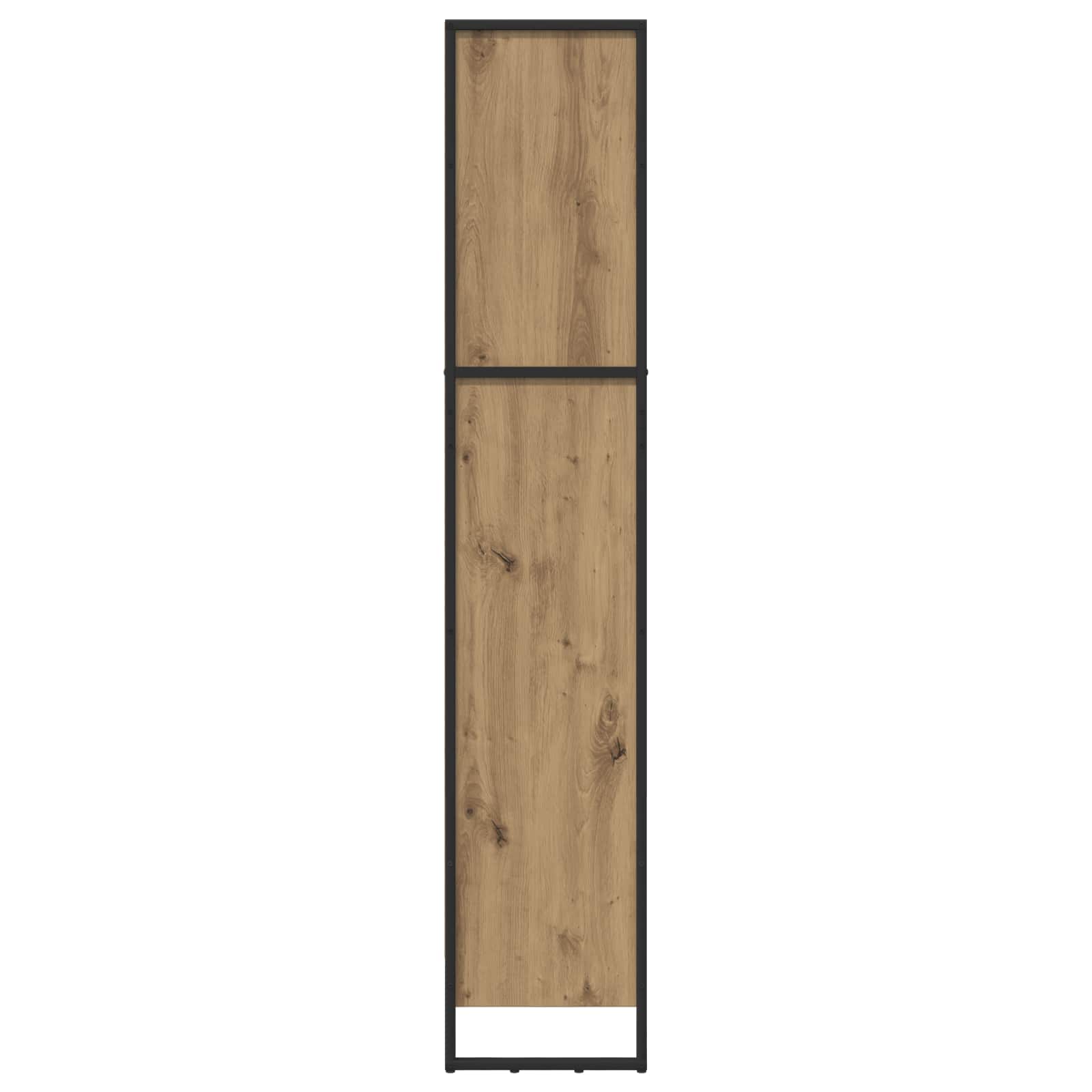 Bücherregal Kunsthandwerk Eiche 60 x 30 x 155 cm Holzwerkstoff