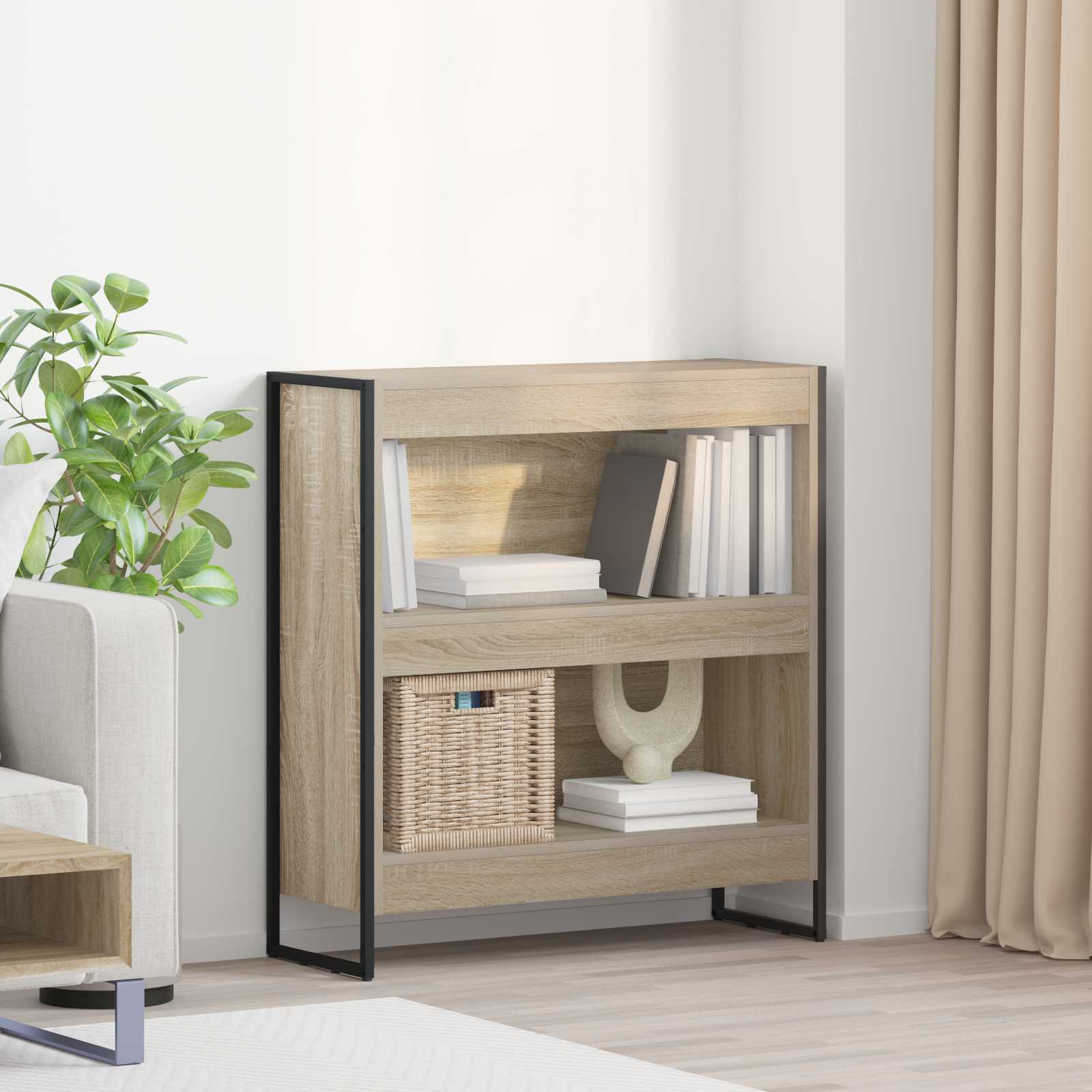 Bücherregal Sonoma 80 x 30 x 86,5 cm Holzwerkstoff