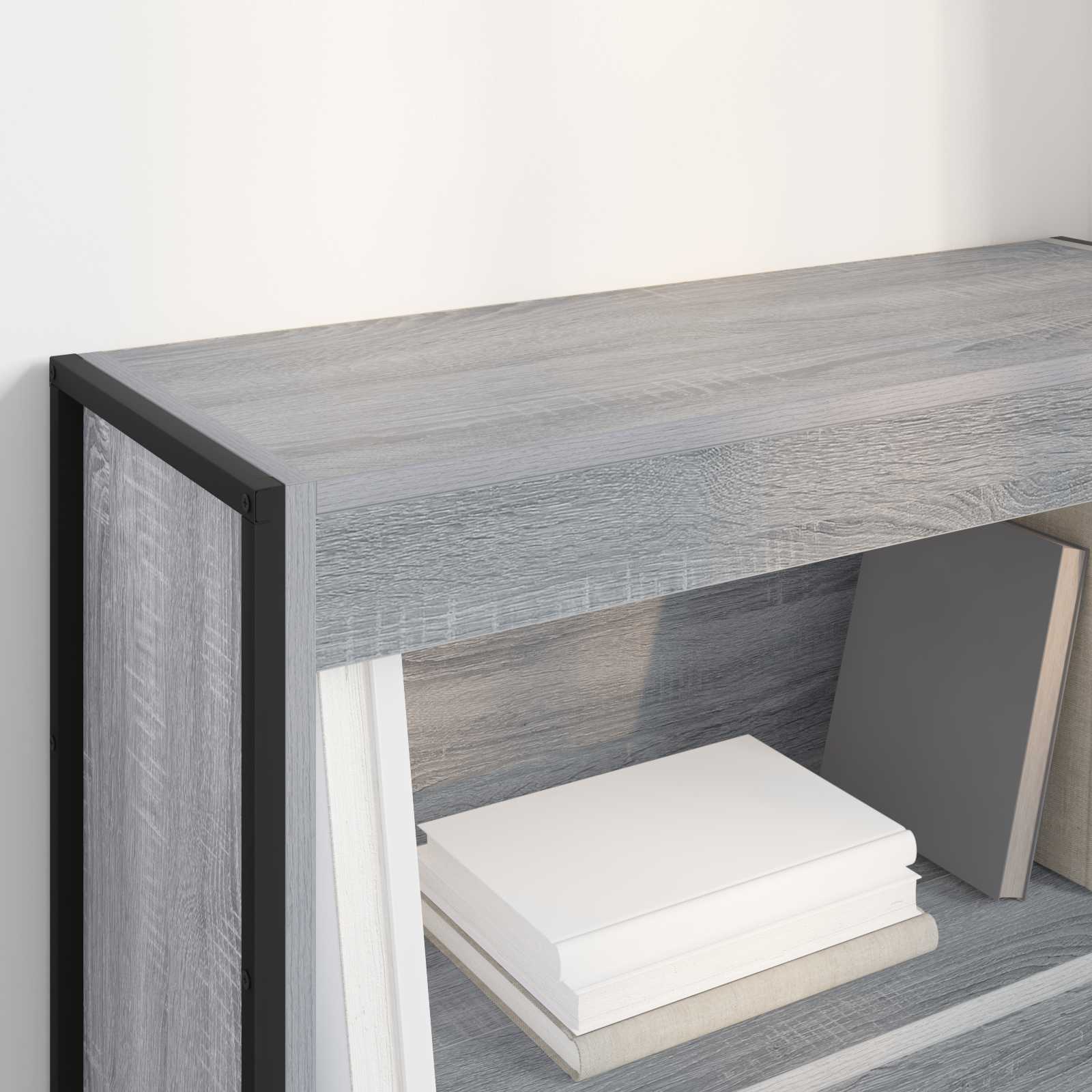 Bücherregal Graues Sonoma 80 x 30 x 86,5 cm Holzwerkstoff