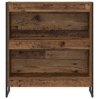Bücherregal Altholz 80 x 30 x 86,5 cm Holzwerkstoff
