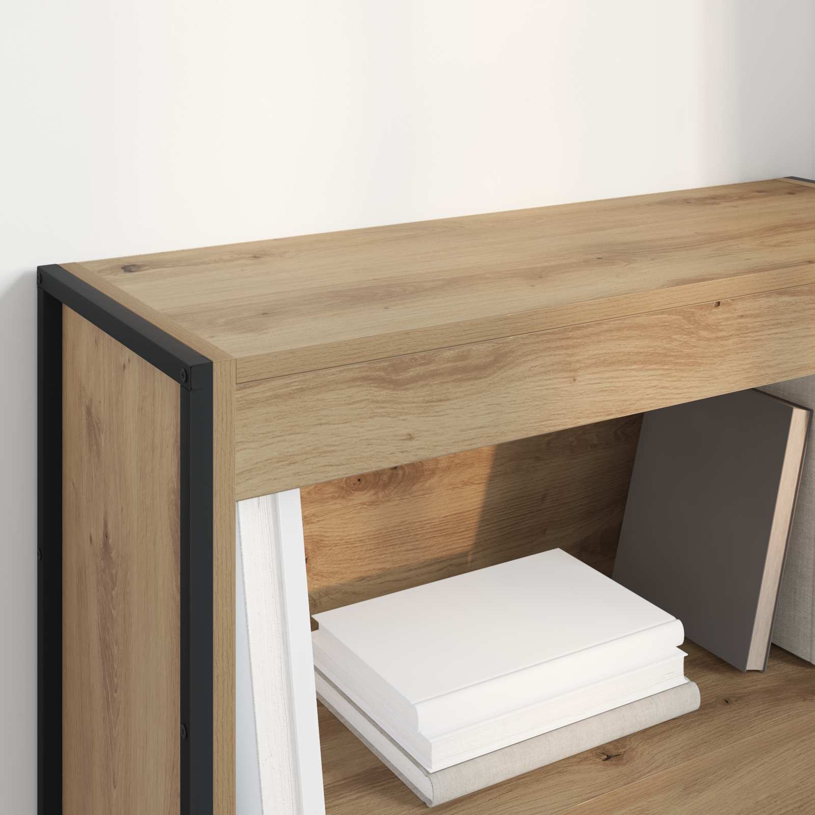 Bücherregal Kunsthandwerk Eiche 80 x 30 x 86,5 cm Holzwerkstoff