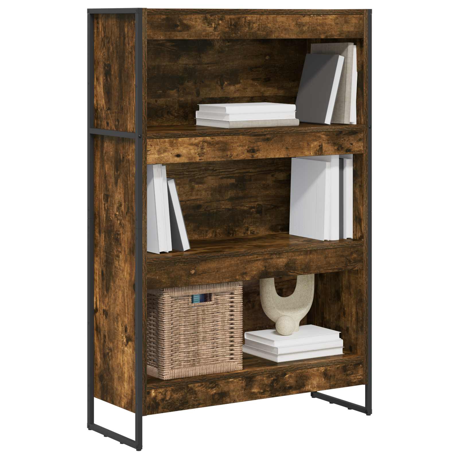Bücherregal Raucharbe 80 x 30 x 121 cm Holzwerkstoff