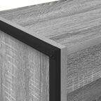Bücherregal Graues Sonoma 80 x 30 x 121 cm Holzwerkstoff