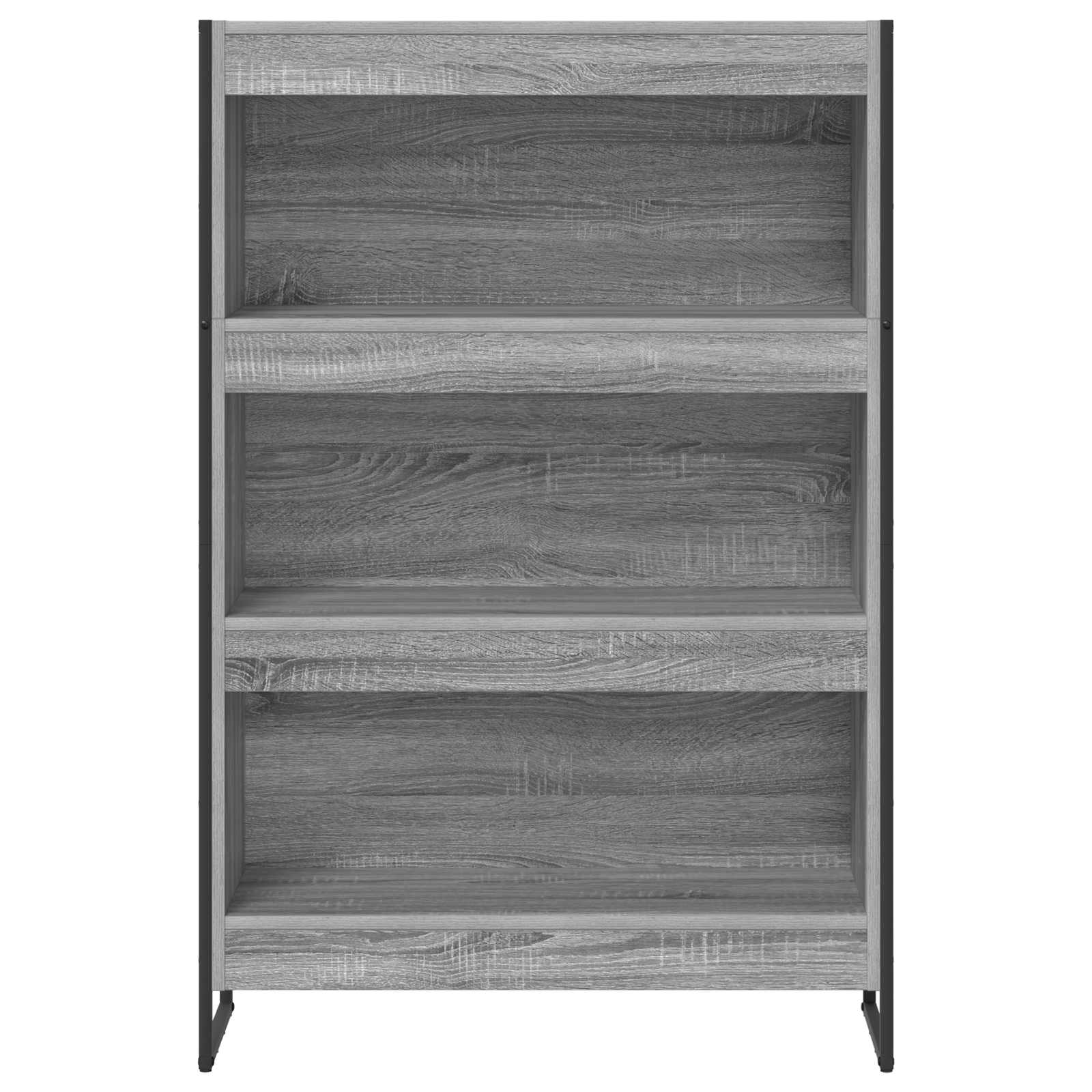 Bücherregal Graues Sonoma 80 x 30 x 121 cm Holzwerkstoff