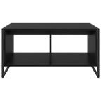 Couchtisch Schwarz Eichen-Optik 80 x 50 x 40 cm Holzwerkstoff