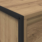 Couchtisch Kunsthandwerk Eiche 100 x 46 x 40 cm Holzwerkstoff