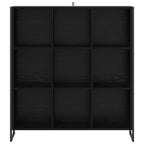 Bücherregal Schwarz Eichen-Optik 99,5 x 30 x 108,5 cm