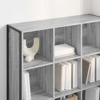 Bücherregal Graues Sonoma 99,5 x 30 x 108,5 cm Holzwerkstoff