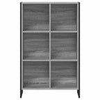 Bücherregal Graues Sonoma 99,5 x 30 x 108,5 cm Holzwerkstoff