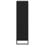 Bücherregal Schwarz Eichen-Optik 68 x 30 x 108.5 cm