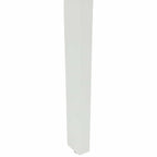 Esszimmerstuhl 2 pcs Weiß und Grau Massives Gummiholz