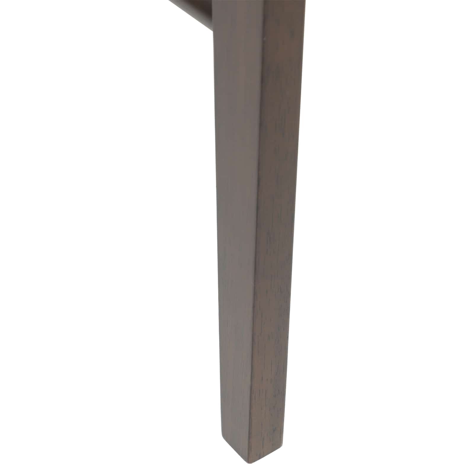 Esszimmerstuhl 2 pcs Hellbraun und hell Massives Gummiholz