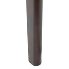 Esszimmerstuhl 2 pcs Hellbraun und Schwarz Solides Gummiholz