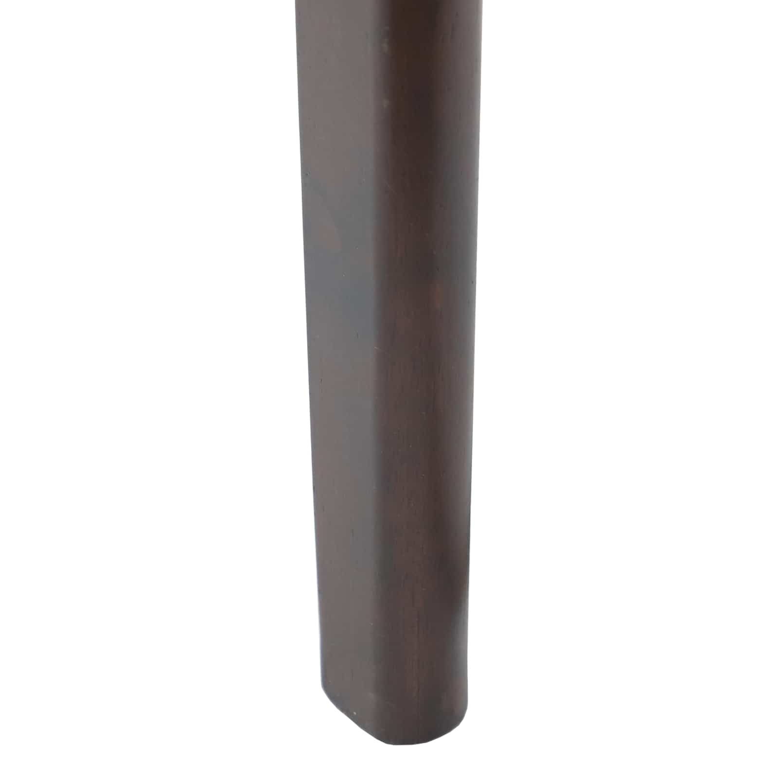 Esszimmerstuhl 2 pcs Hellbraun und Schwarz Solides Gummiholz
