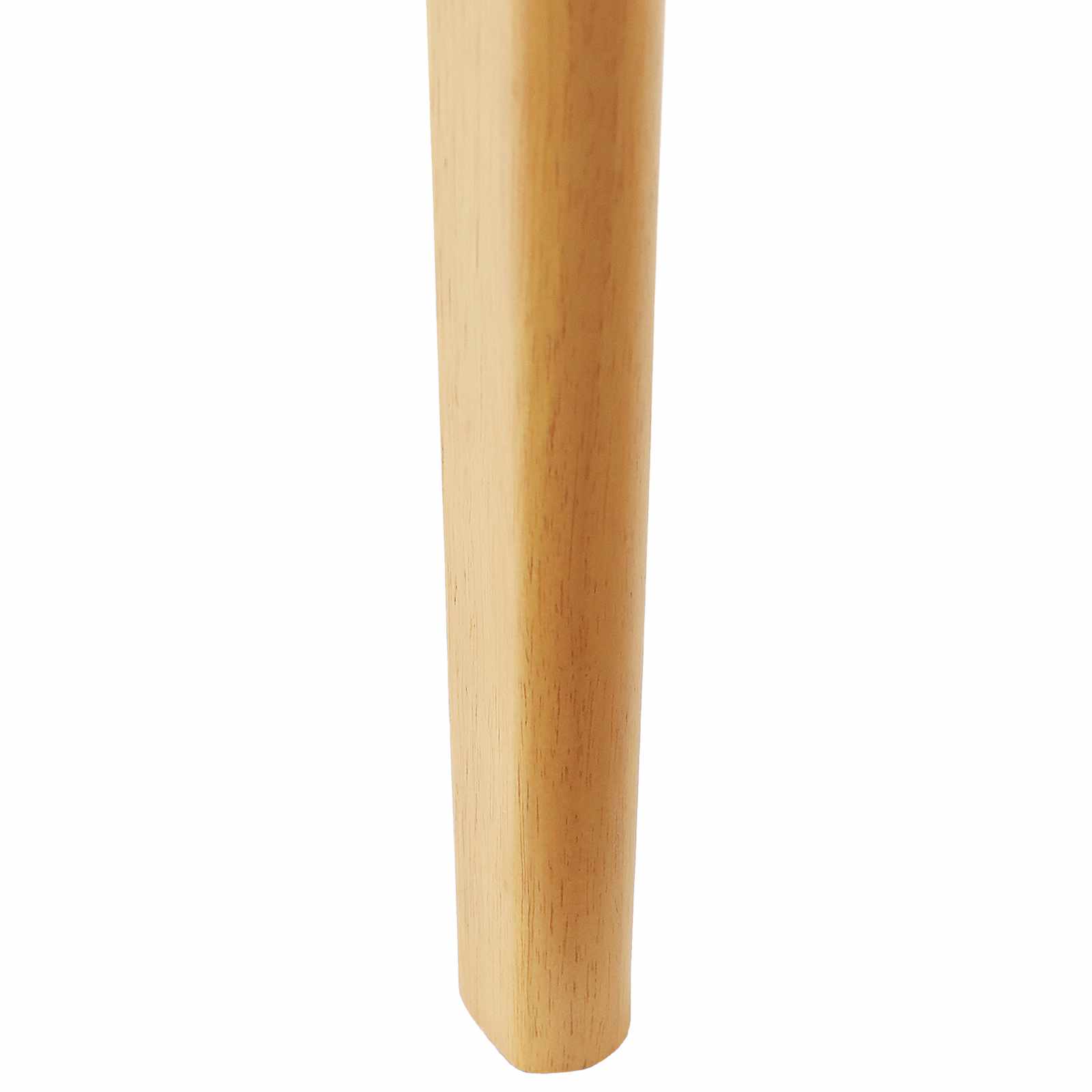 Esszimmerstuhl 2 pcs Natur Massives Gummiholz