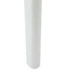 Esszimmerstuhl 2 pcs Weiß und Grau Massives Gummiholz