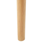 Esszimmerstuhl 2 pcs Natur Massives Gummiholz