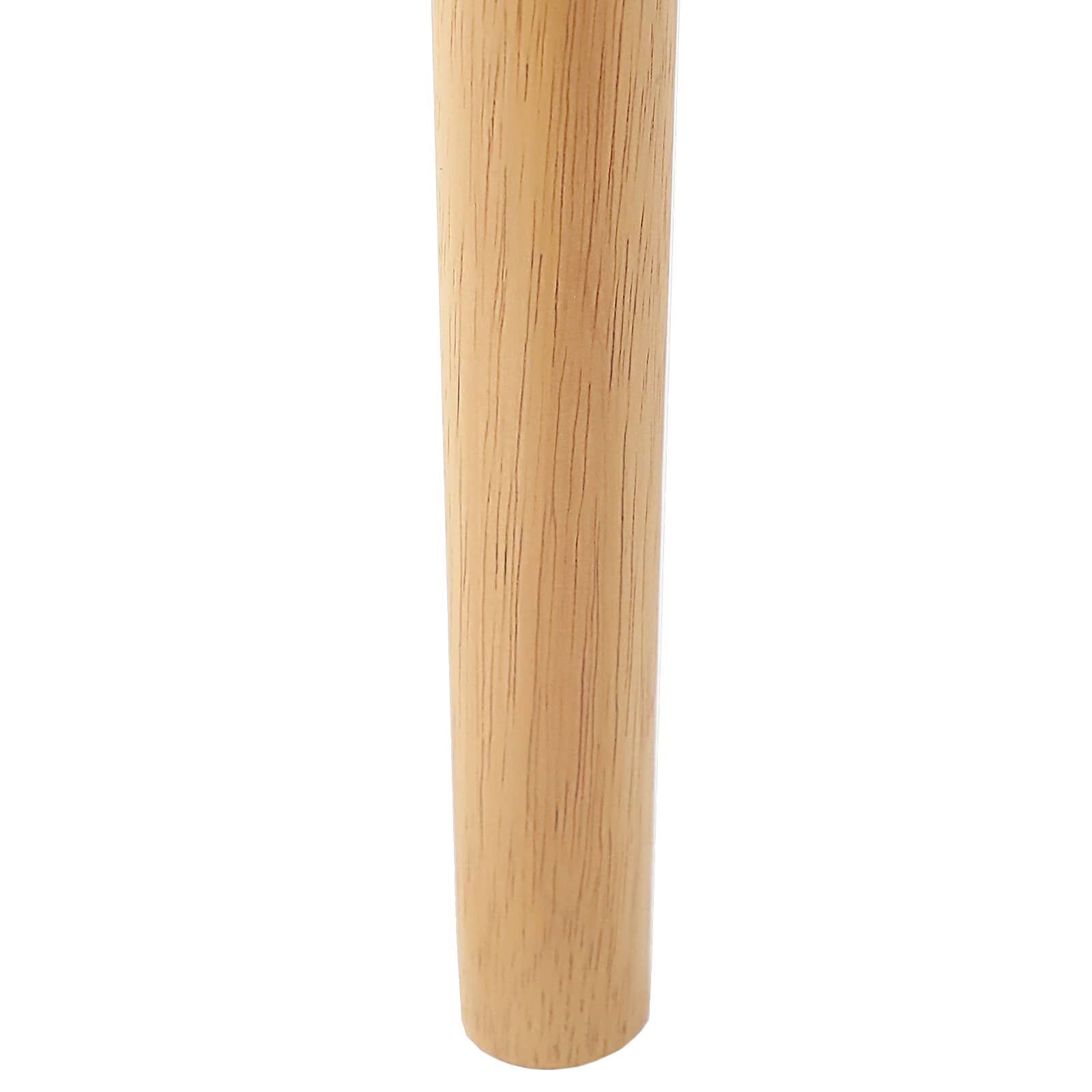 Esszimmerstuhl 2 pcs Natur Massives Gummiholz