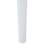Esszimmerstuhl 2 pcs Weiß und Grau Massives Gummiholz