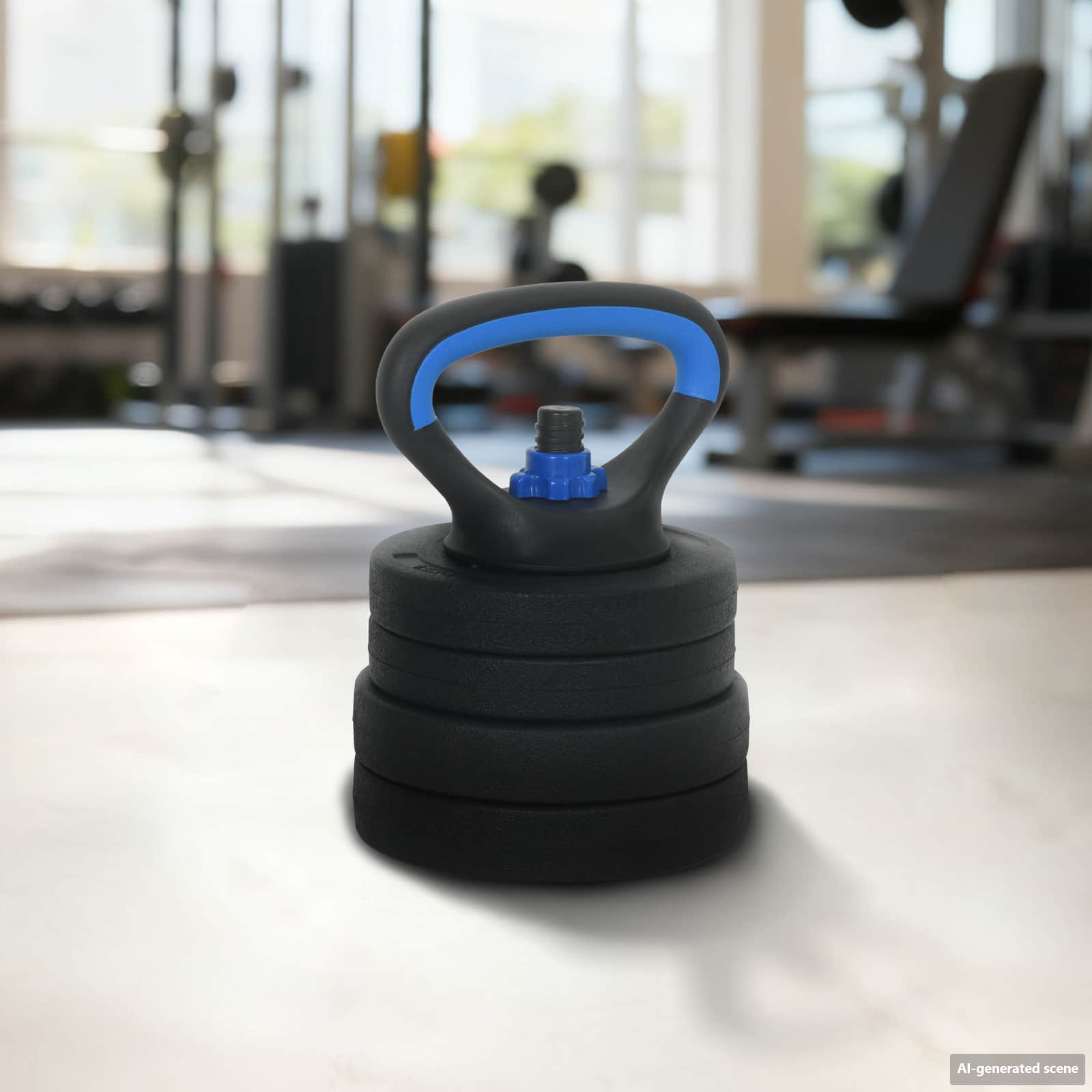 4-in-1 Kurzhantel Langhantel Kettlebell Set 20 kg