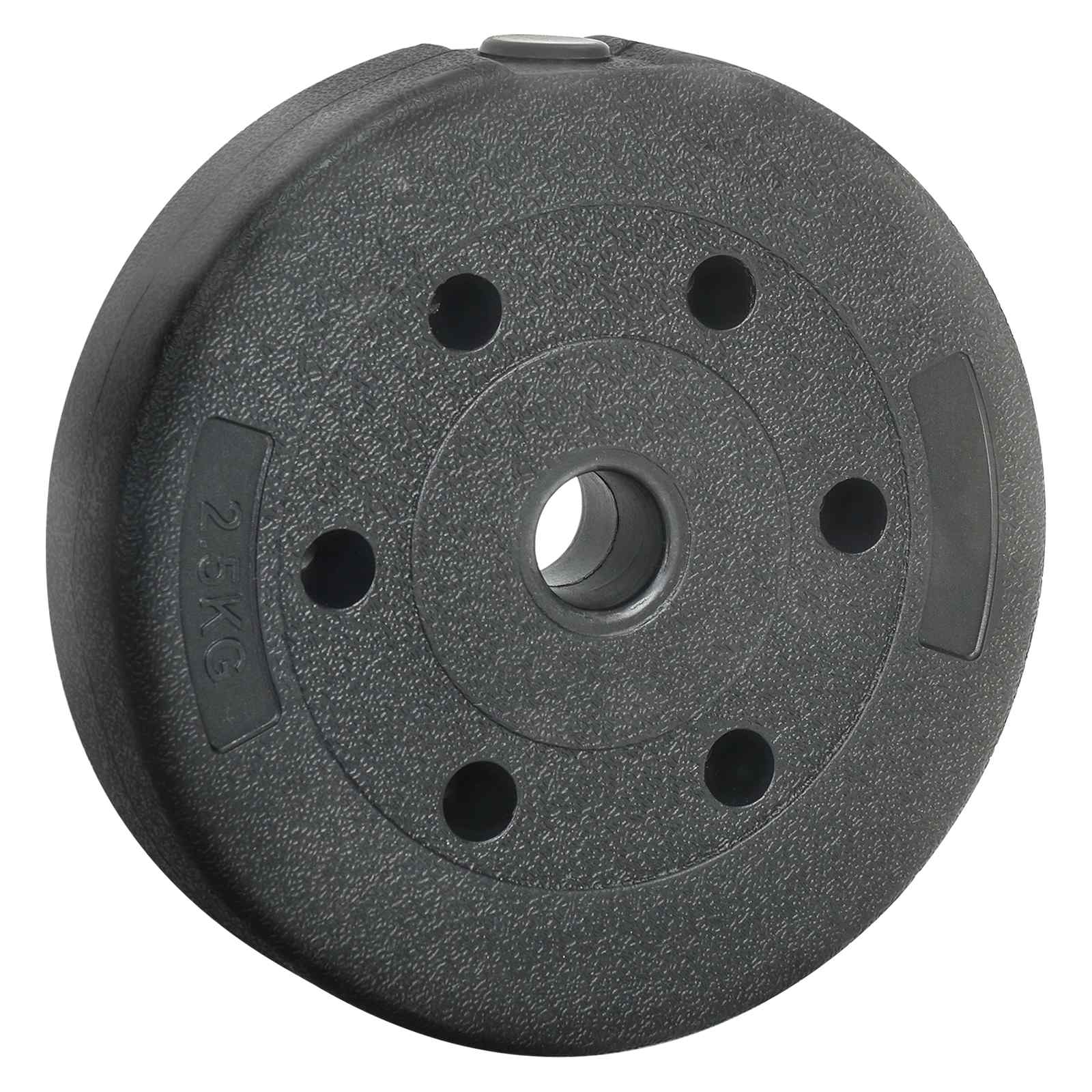 Gewichtsscheiben 4 pcs 10 kg Schwarz Zement und Eisensand
