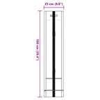 Sandsäcke 50 pcs Dunkelgrün 100 x 25 cm HDPE