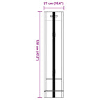Sandsäcke 100 pcs Dunkelgrün 120 x 27 cm HDPE