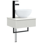 Badezimmerschrank-Set 4 pcs Weiß 100 x 14,5 x 70 cm