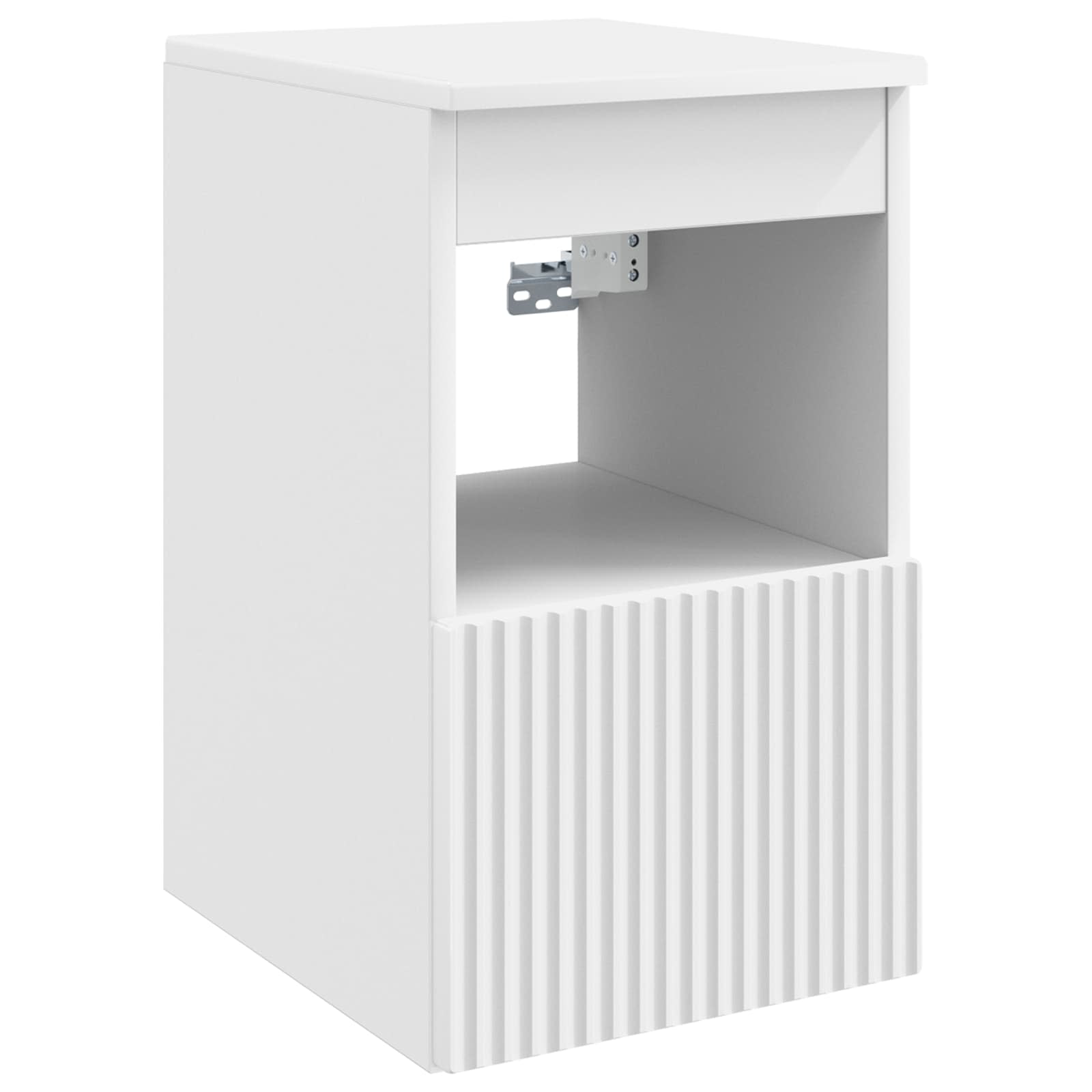 Badezimmerschrank-Set 4 pcs Weiß 100 x 14,5 x 70 cm