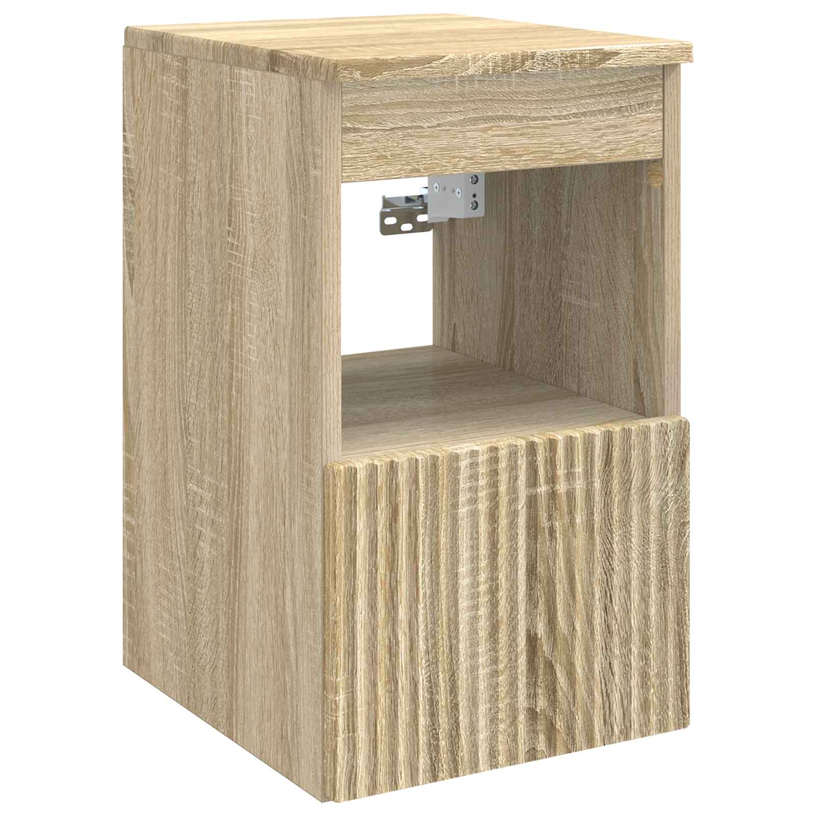 Badezimmerschrank-Set 4 pcs Sonoma-Eiche 100 x 14,5 x 70 cm