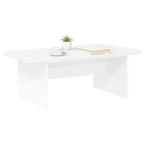 Couchtisch Weiß 93 x 53 x 33 cm Holzwerkstoff
