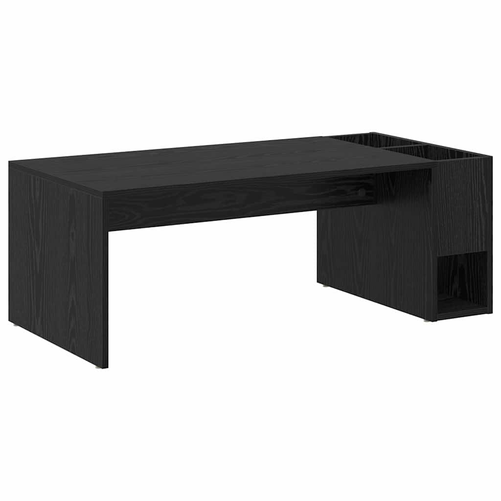 Couchtisch Schwarz Eichen-Optik 101,5 x 50 x 37 cm