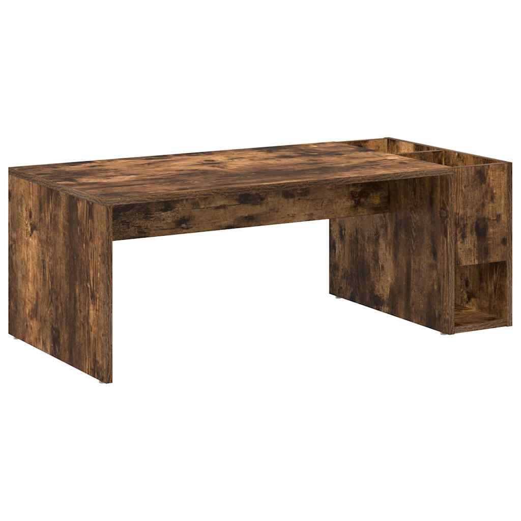 Couchtisch Geräucherte Eiche 101,5 x 50 x 37 cm Holzwerkstoff