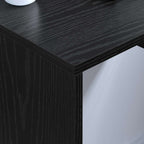 Wandtisch Schwarz Eichen-Optik 60 x 45 x 30 cm Holzwerkstoff