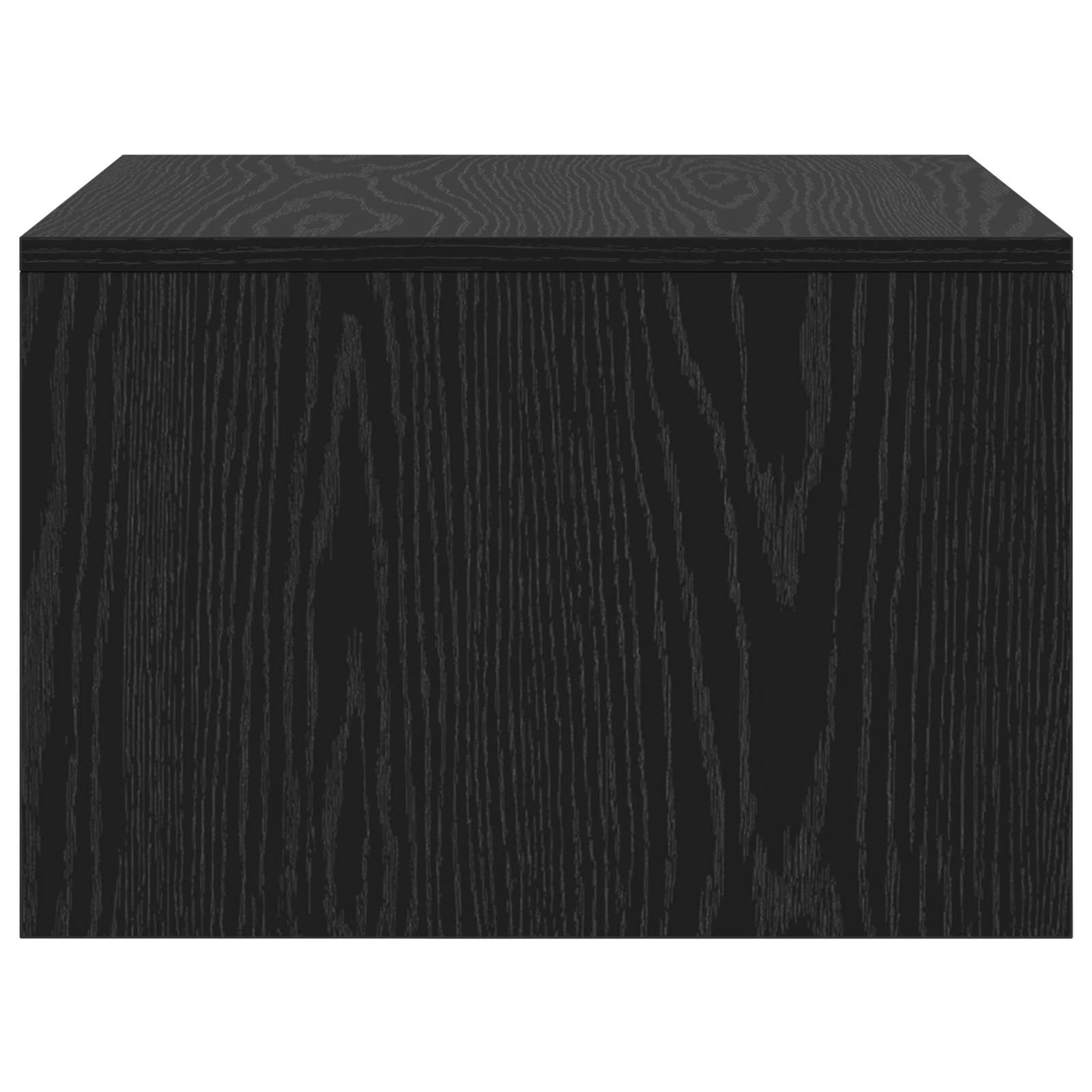 Wandtisch Schwarz Eichen-Optik 60 x 45 x 30 cm Holzwerkstoff