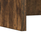 Wandtisch Geräucherte Eiche 60 x 45 x 30 cm Holzwerkstoff