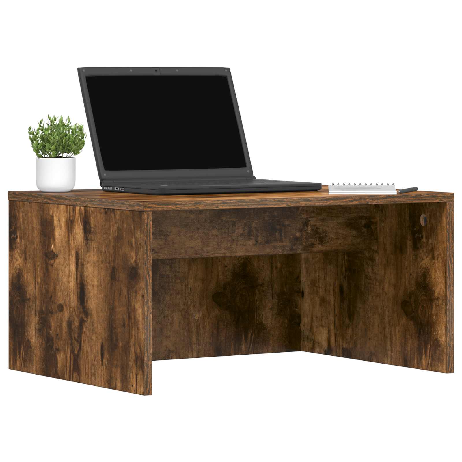 Wandtisch Geräucherte Eiche 60 x 45 x 30 cm Holzwerkstoff