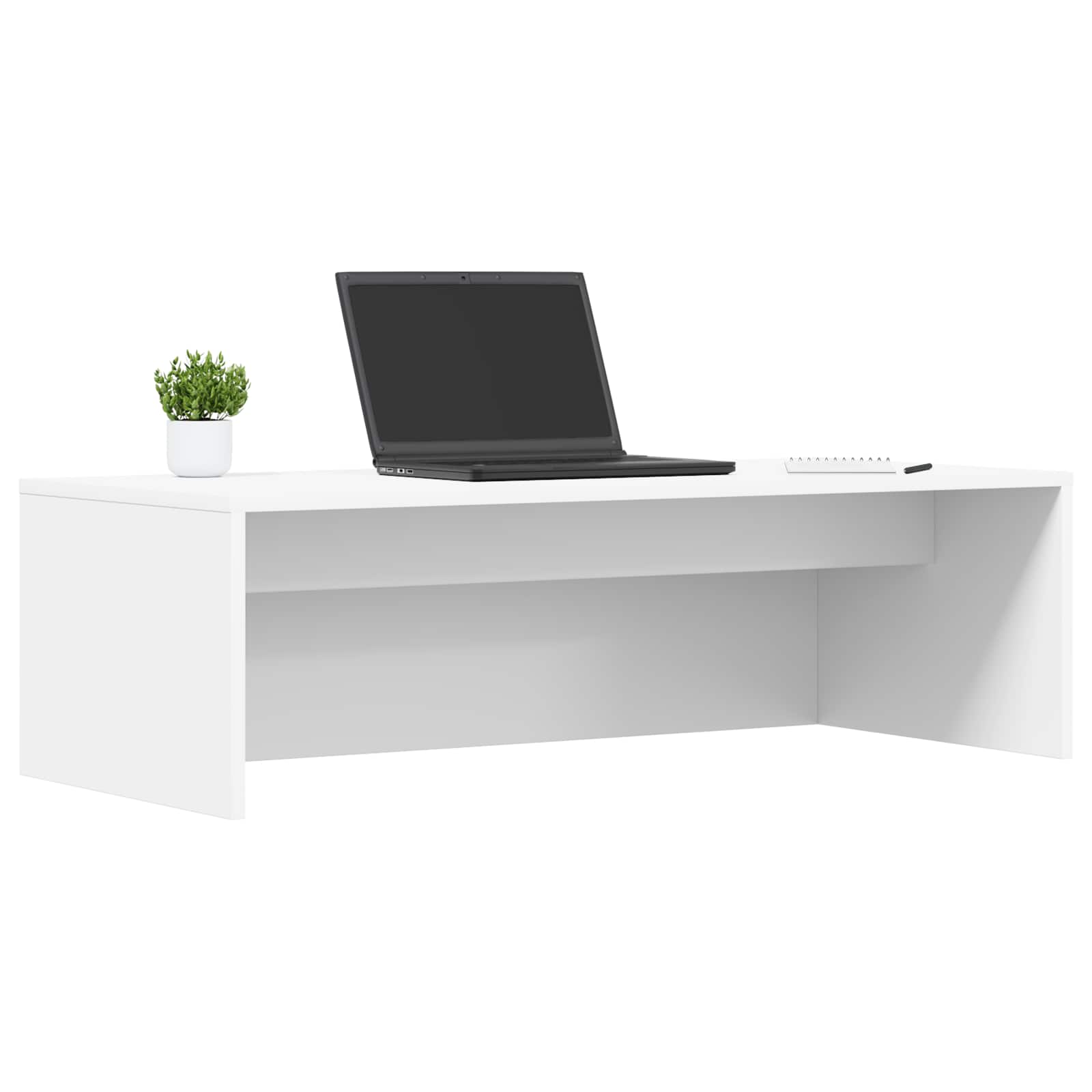 Wandtisch Wandmontiert Weiß 100 x 45 x 30 cm Holzwerkstoff