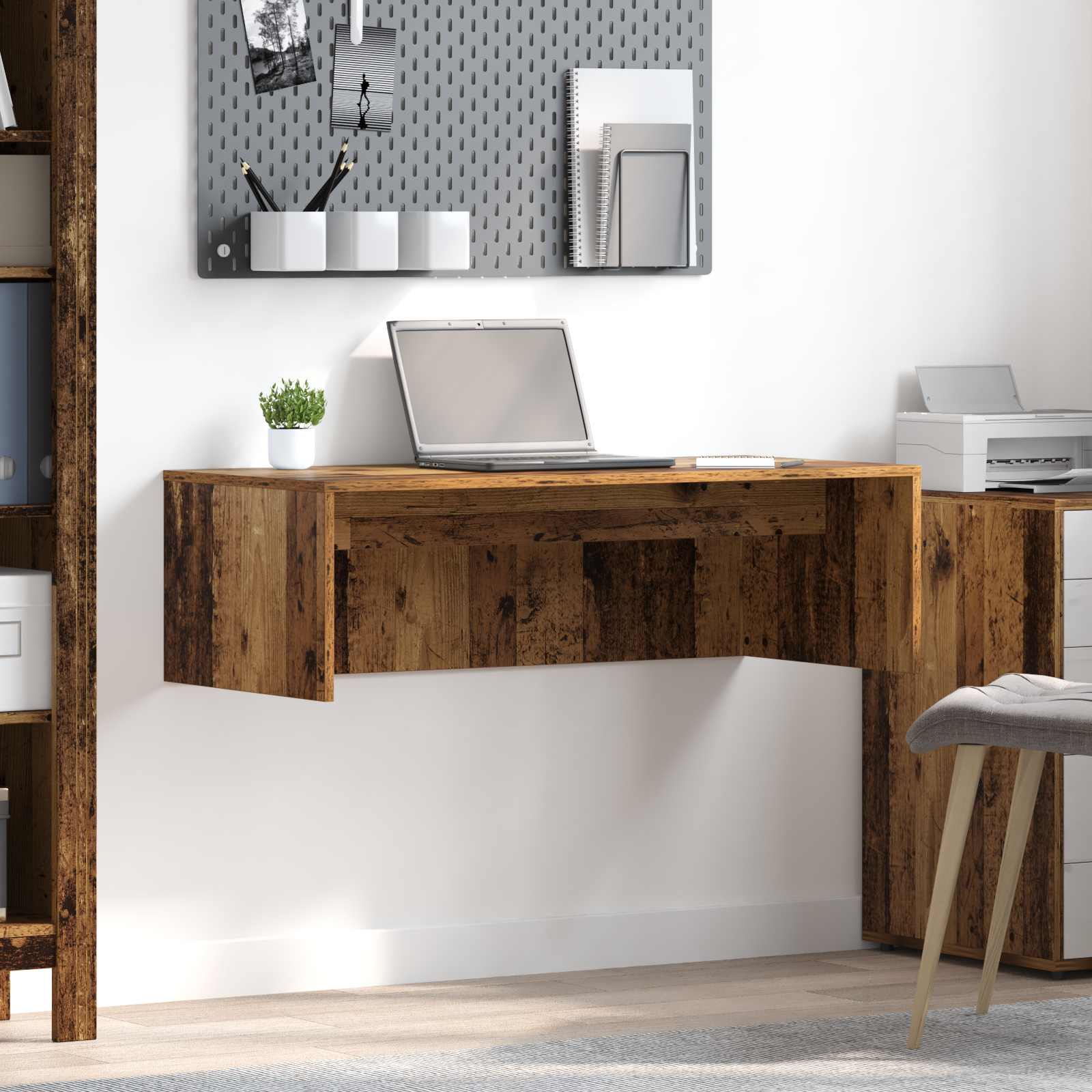 Wandtisch Wandmontiert Altholz 100 x 45 x 30 cm Holzwerkstoff
